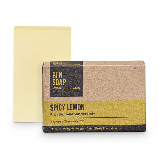 Männerseife von BLN SOAP - Spicy Lemon - Zitronengras x Ingwer