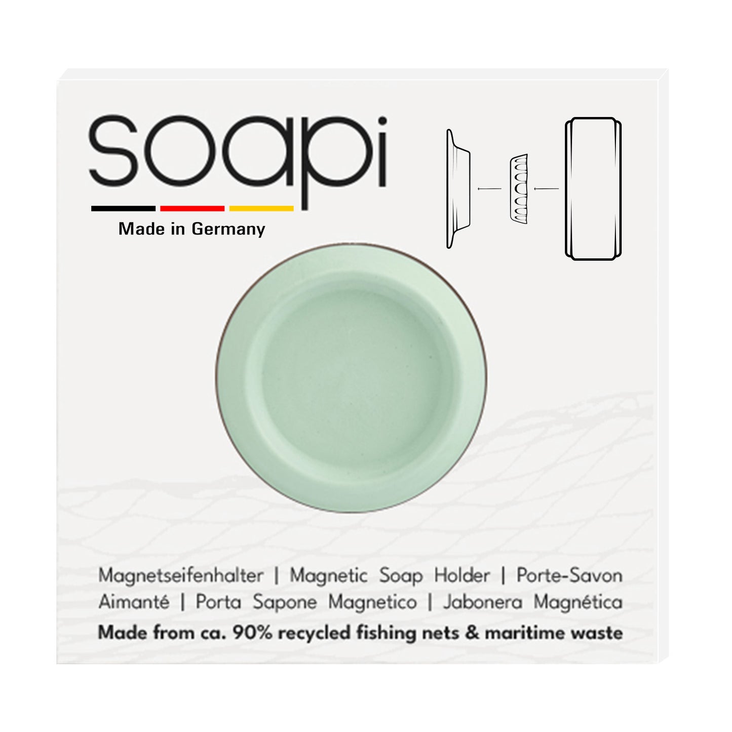 Soapi Mint - Halter für Seife und Shampoo